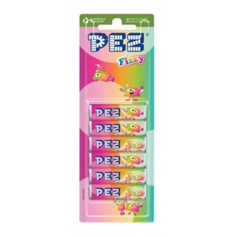 PEZ Candy Pez Blister Fizzy 6 Pack 51gr