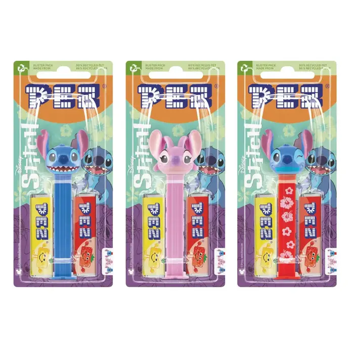 PEZ Candy Pez Stitch 1 piece + 2 Refills