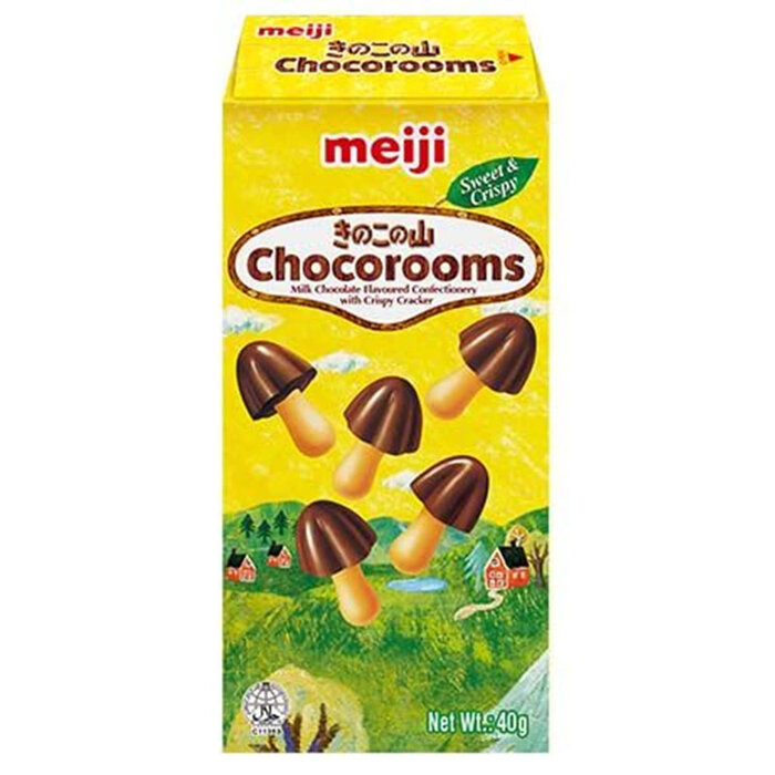 meiji Cookies ChocoRooms Chocolate 40gr