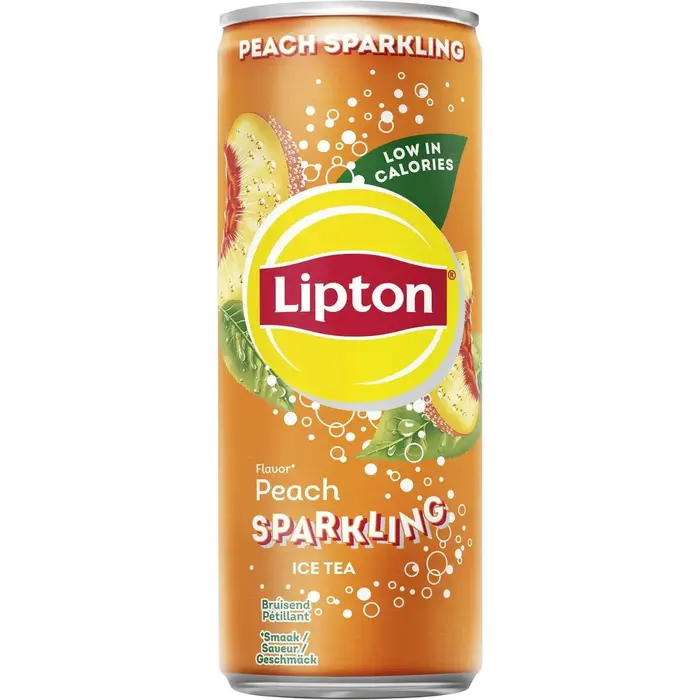 Lipton Drink Lipton Peach Ice Tea, Sparkling 250ml