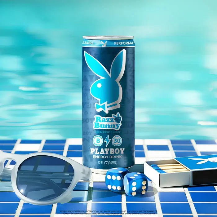 Fire Brands Drink PlayBoy Razz Bunny, Blue RaspBerry 330ml