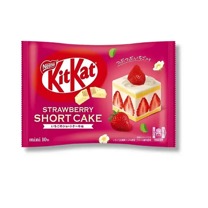 Cookies Kit Kat Mini StrawBerry Short Cake 104,4gr Japan