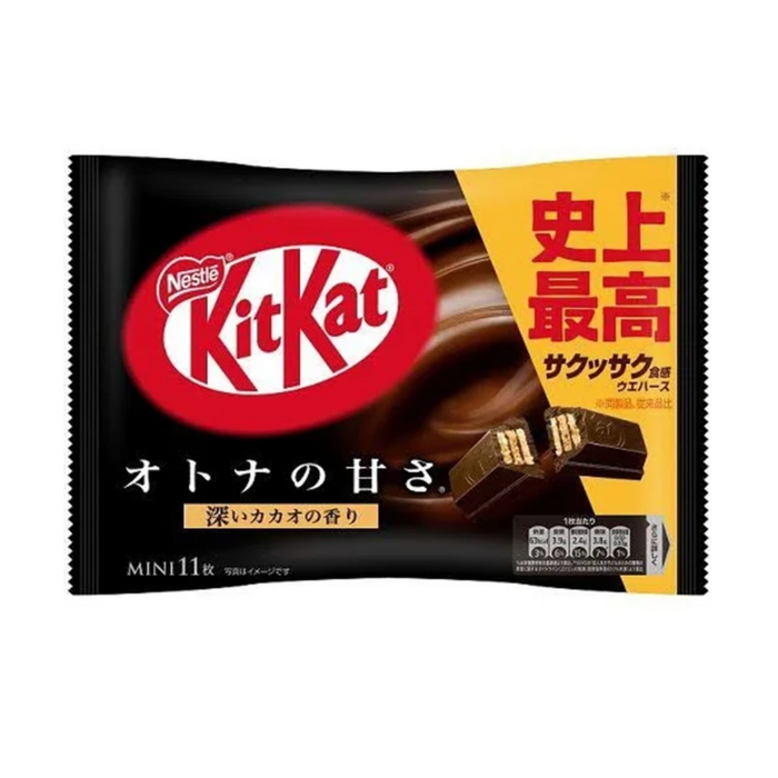 Cookies Kit Kat Mini Black Chocolate 113gr Japan