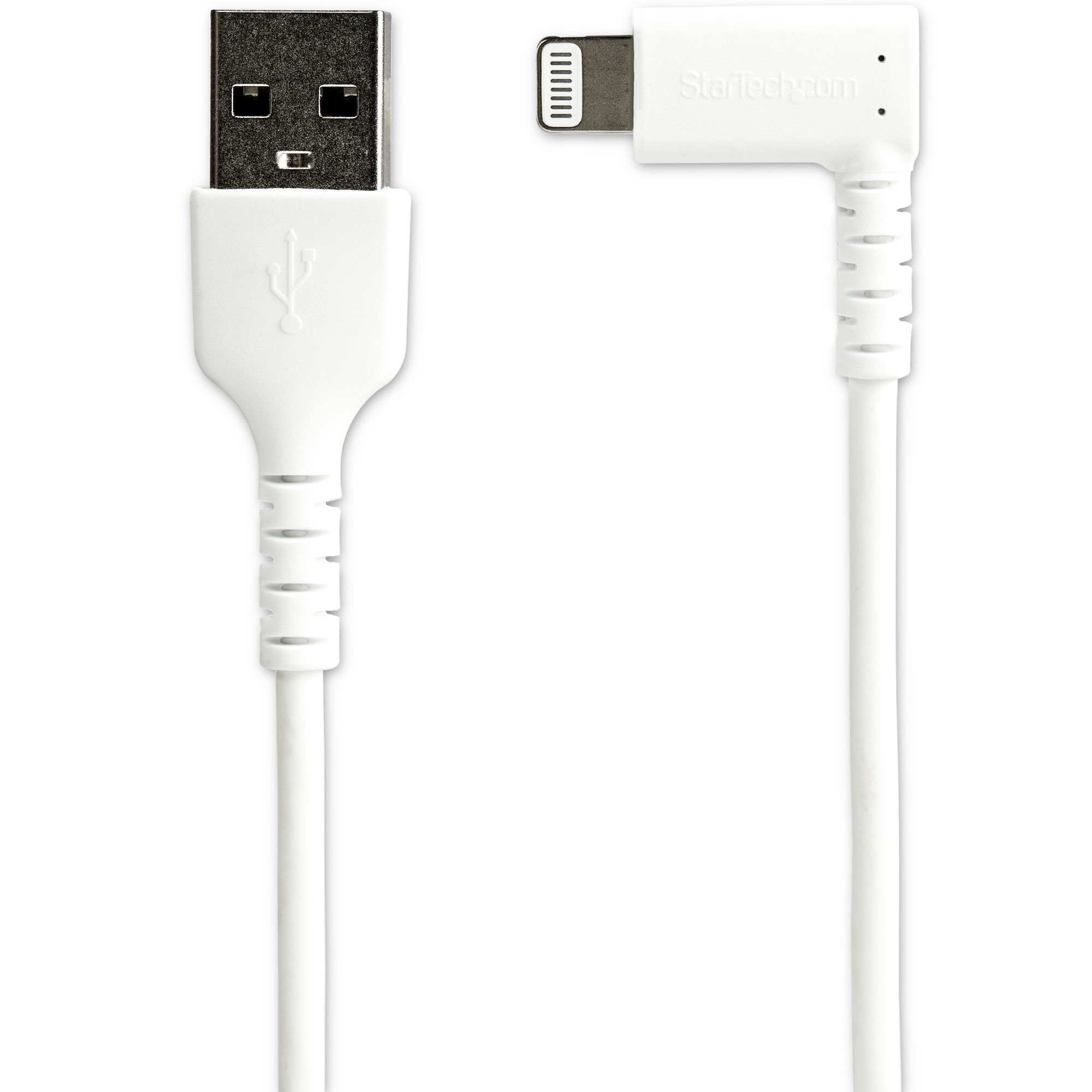 Cable - White Angled Lightning to USB 2m thumbnail