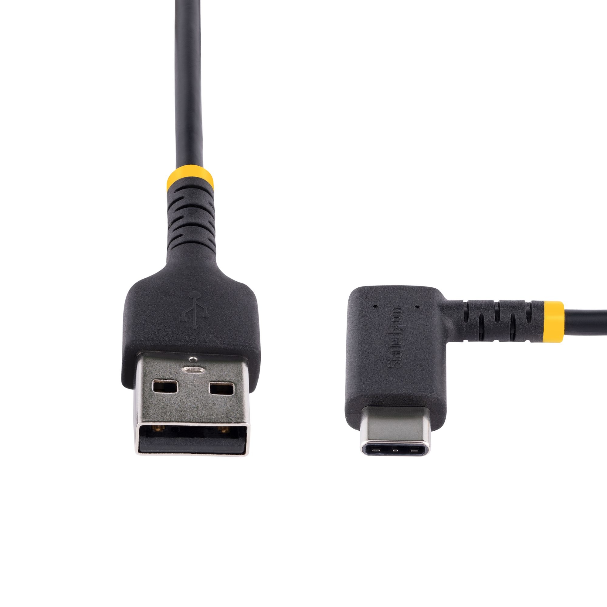 3ft USB A to C Charging Cable Angled thumbnail