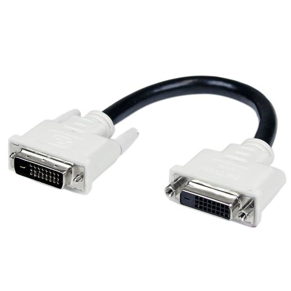 6in DVI-D Dual Link Port Saver Cable M/F thumbnail