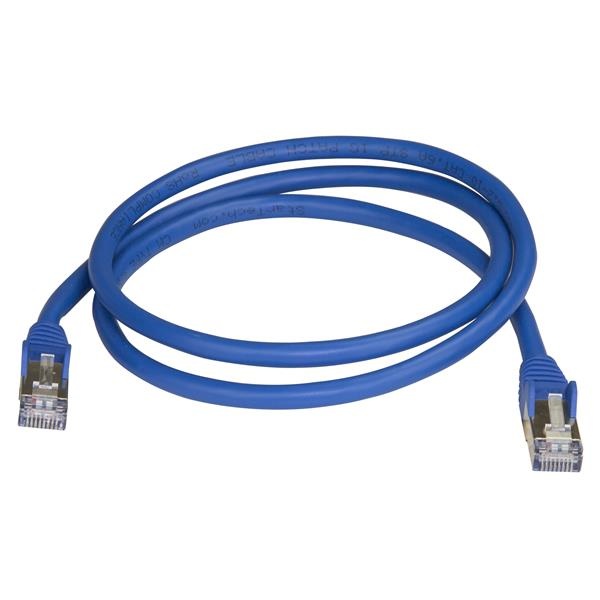 1m Blue Cat6a Ethernet Cable - STP thumbnail