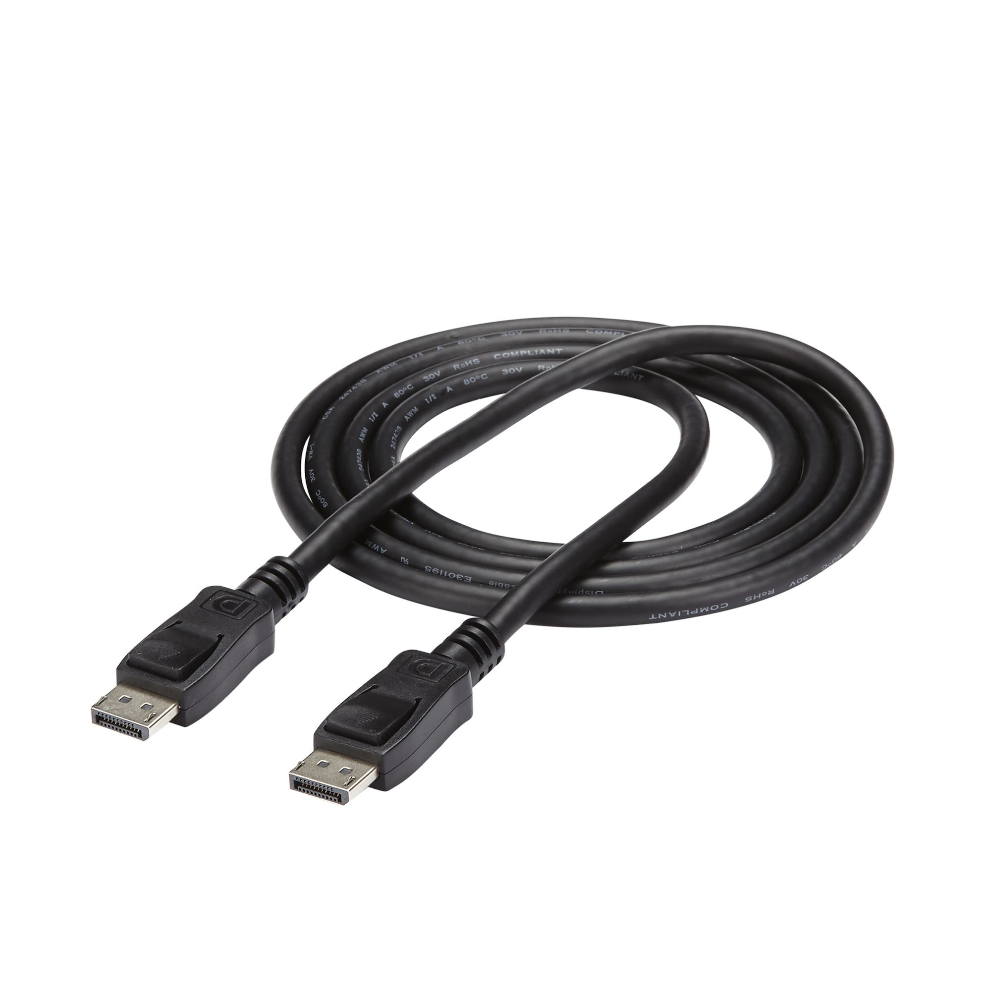 2m DisplayPort 1.2 Cable with Latches thumbnail