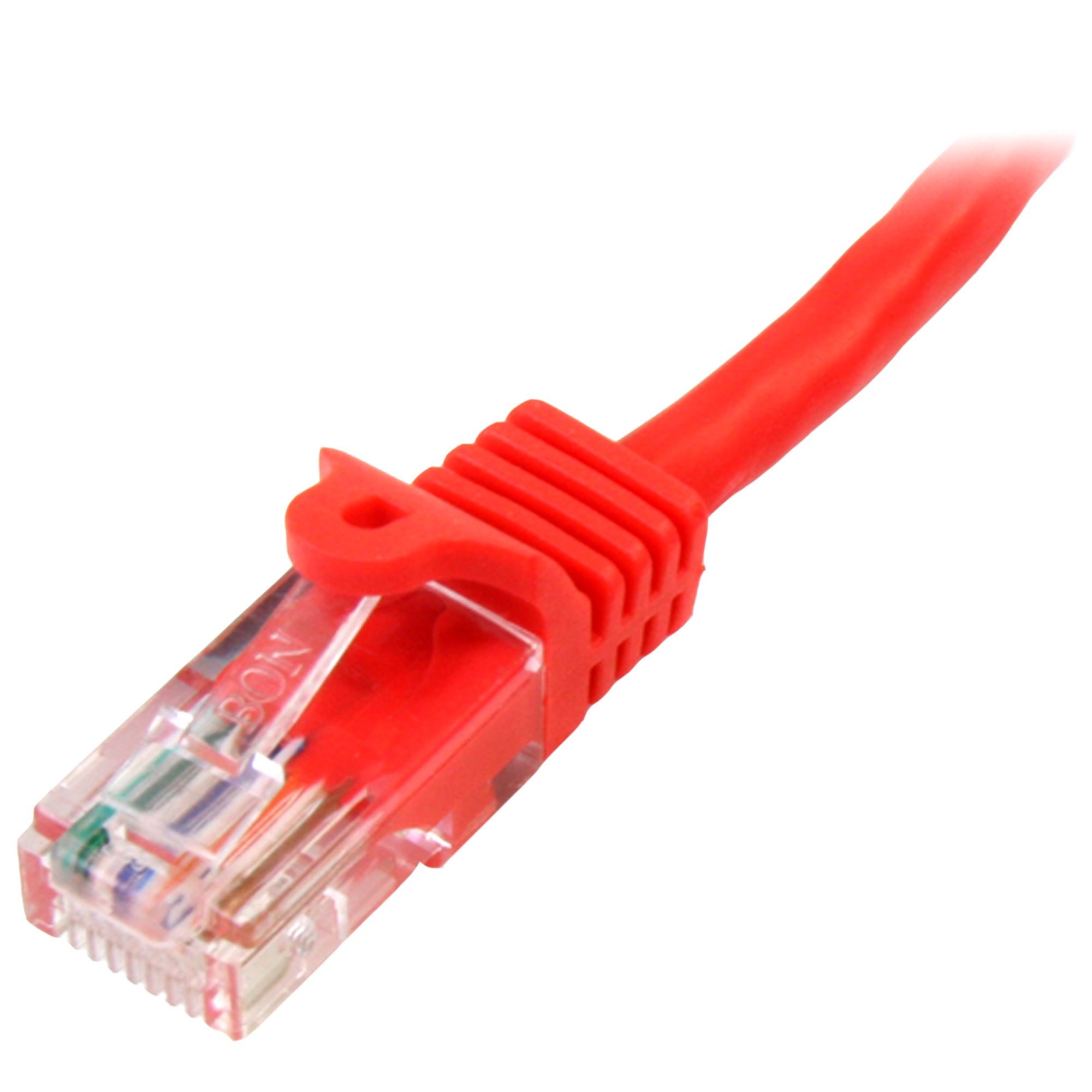 0.5m Red Snagless Cat5e Patch Cable thumbnail