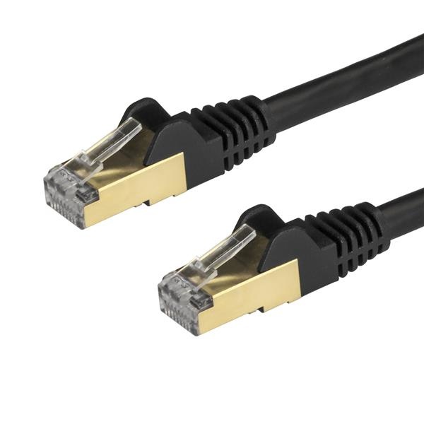 3m Black Cat6a Ethernet Cable - STP afbeelding