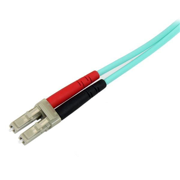 2m 10 Gb Aqua MM Fiber Patch Cable LC/SC afbeelding