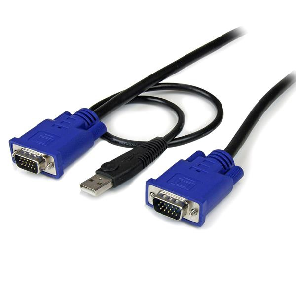 15 ft 2-in-1 Ultra Thin USB KVM Cable thumbnail