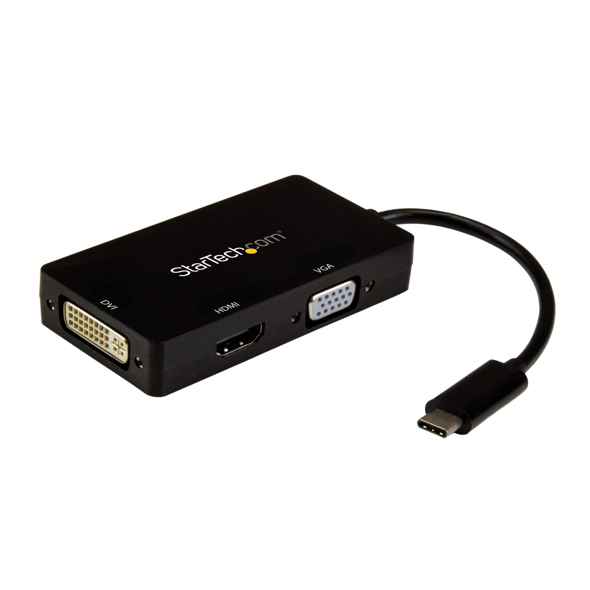 3-in-1 USB-C to VGA DVI or HDMI afbeelding