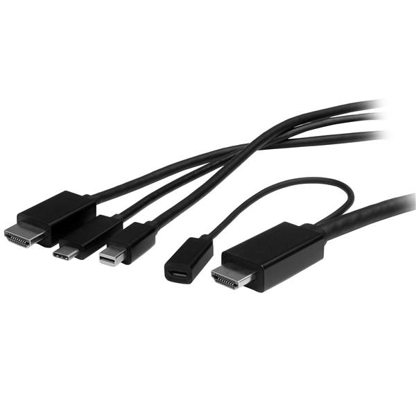 6ft USB-C HDMI or mDP to HDMI Adapter afbeelding