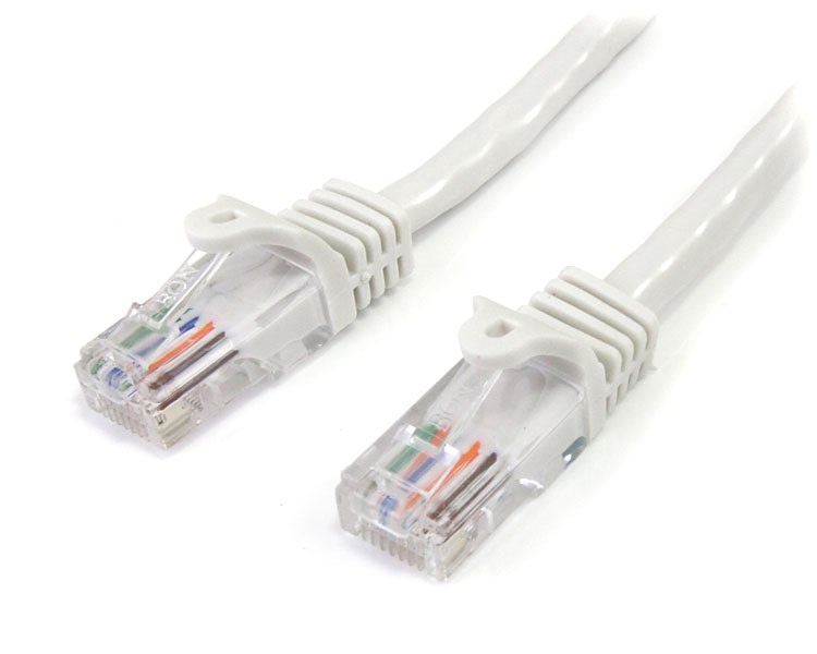 2m White Snagless UTP Cat5e Patch Cable afbeelding
