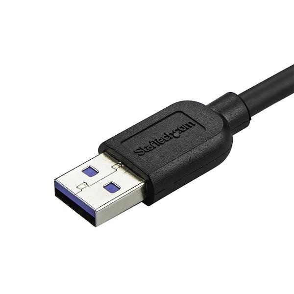 6ft Slim Left Angle Micro USB 3.0 Cable afbeelding