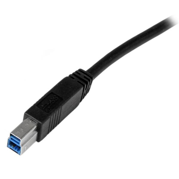 1m 3 ft Certified USB 3.0 A to B Cable afbeelding