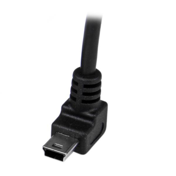 1m USB to Up Angle Mini USB Cable afbeelding