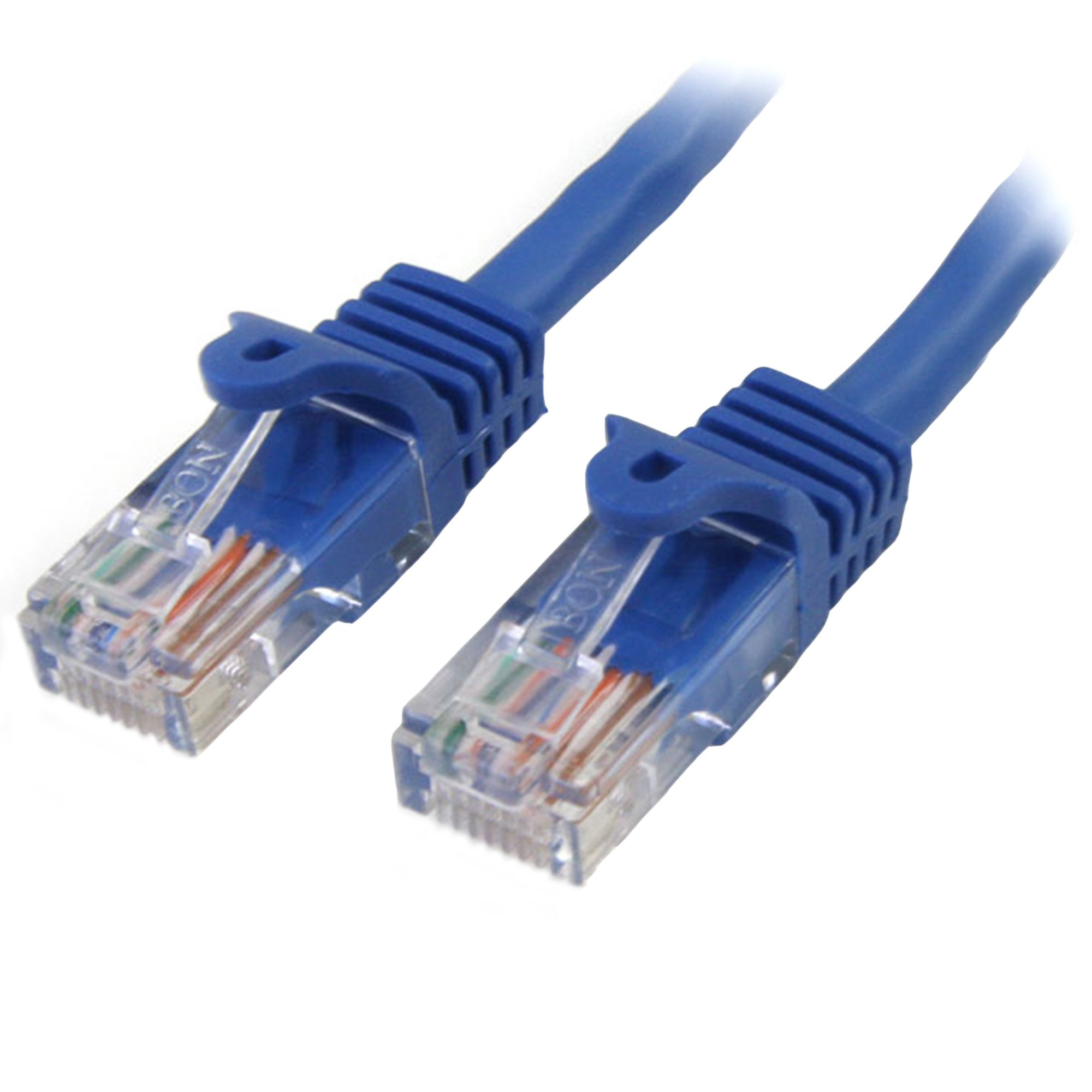 0.5m Blue Snagless Cat5e Patch Cable afbeelding