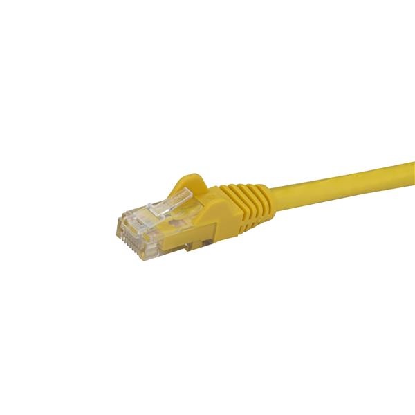 10m Yellow Snagless UTP Cat6 Patch Cable afbeelding
