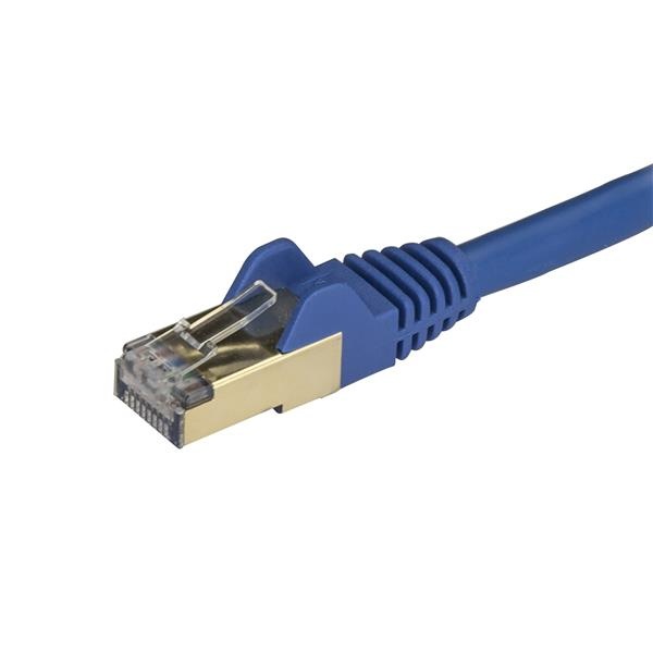 3m Blue Cat6a Ethernet Cable - STP afbeelding