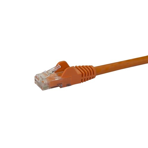 10m Orange Snagless UTP Cat6 Patch Cable afbeelding