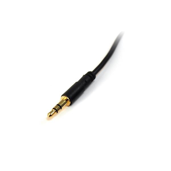1ft Slim 3.5 Stereo Audio Cable - M/M thumbnail