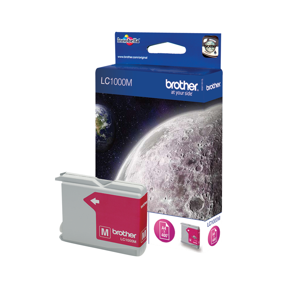 INK CARTRIDGE LC1000M MAGENTA 400PAGES afbeelding