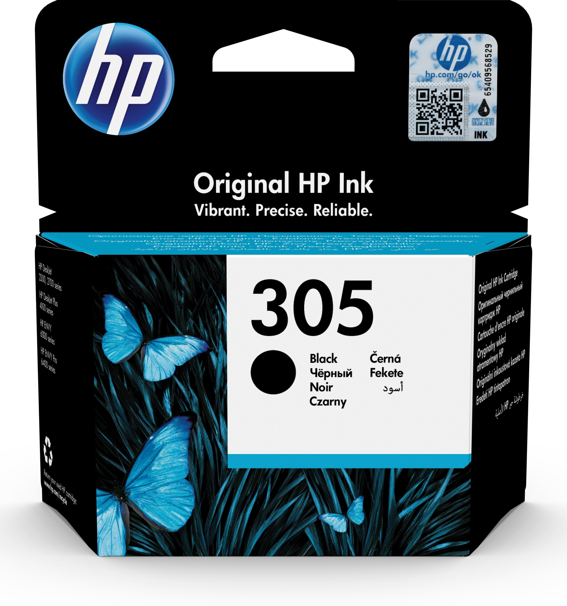 HP 305 Black Org. Ink Cartr thumbnail