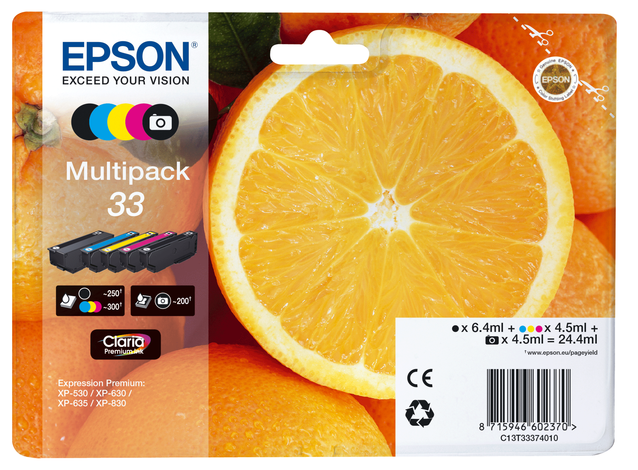 33 5-colours Multipack afbeelding