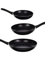 Excellent Houseware Koekenpannenset Graniet-look