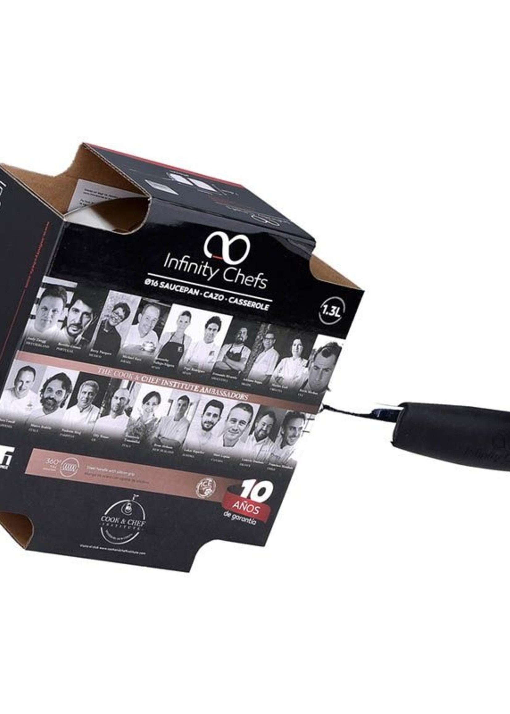 Bergner Infinity Chefs Steelpan - 16 cm - 1.3 liter