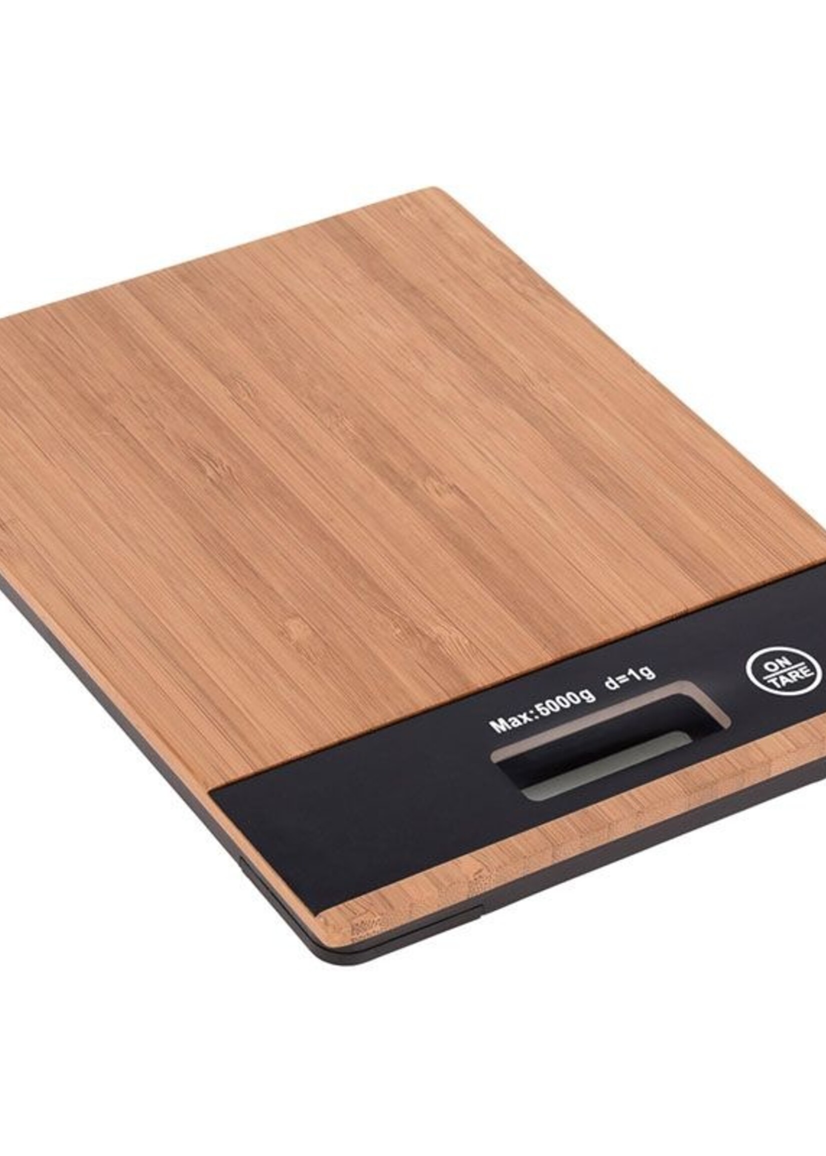 Excellent Houseware Digitale Keukenweegschaal - bamboe