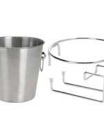 Excellent Houseware Champagnekoeler RVS - met houder