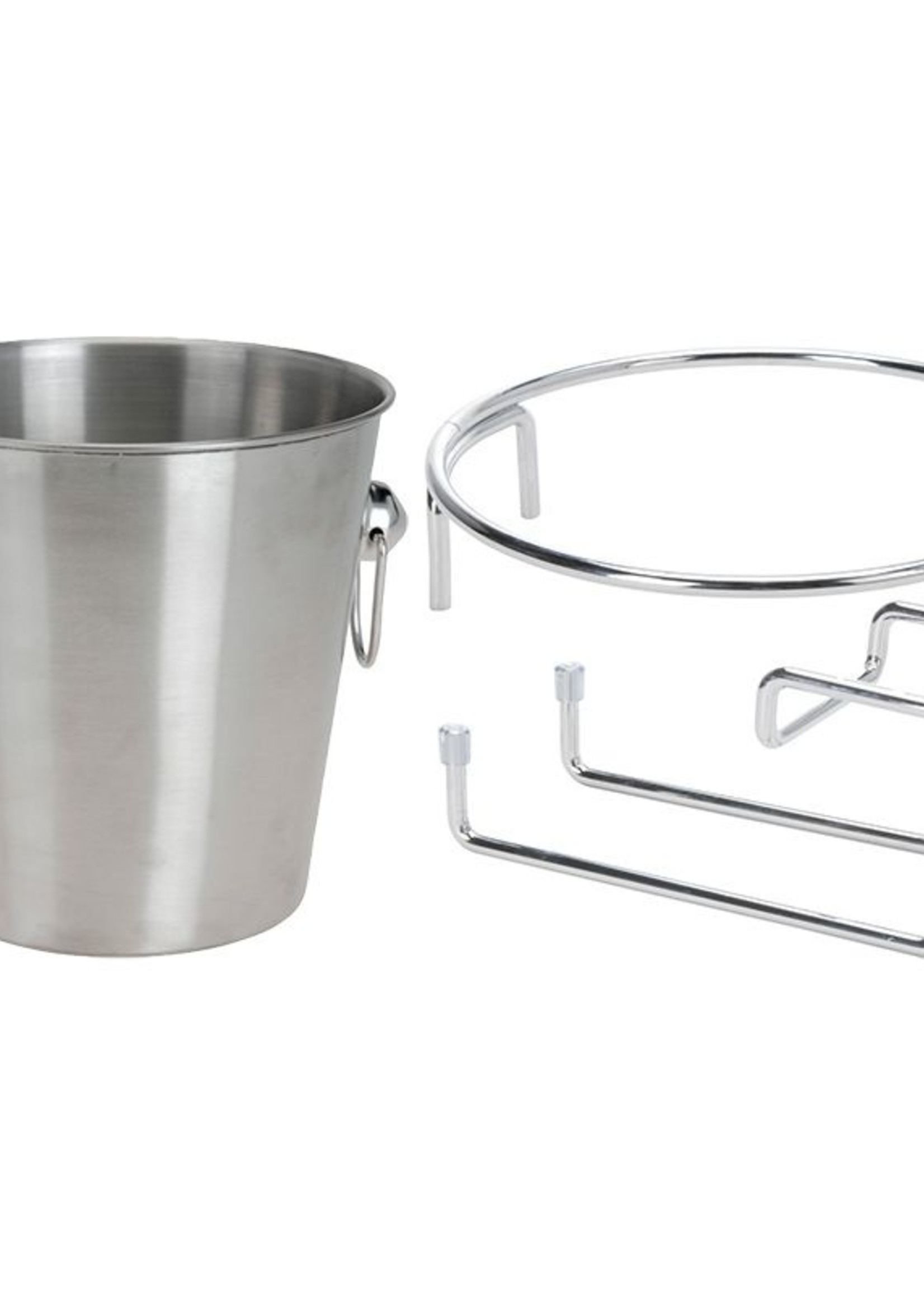 Excellent Houseware Champagnekoeler RVS - met houder