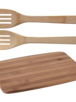Excellent Houseware Bamboe snijplank - met spatels