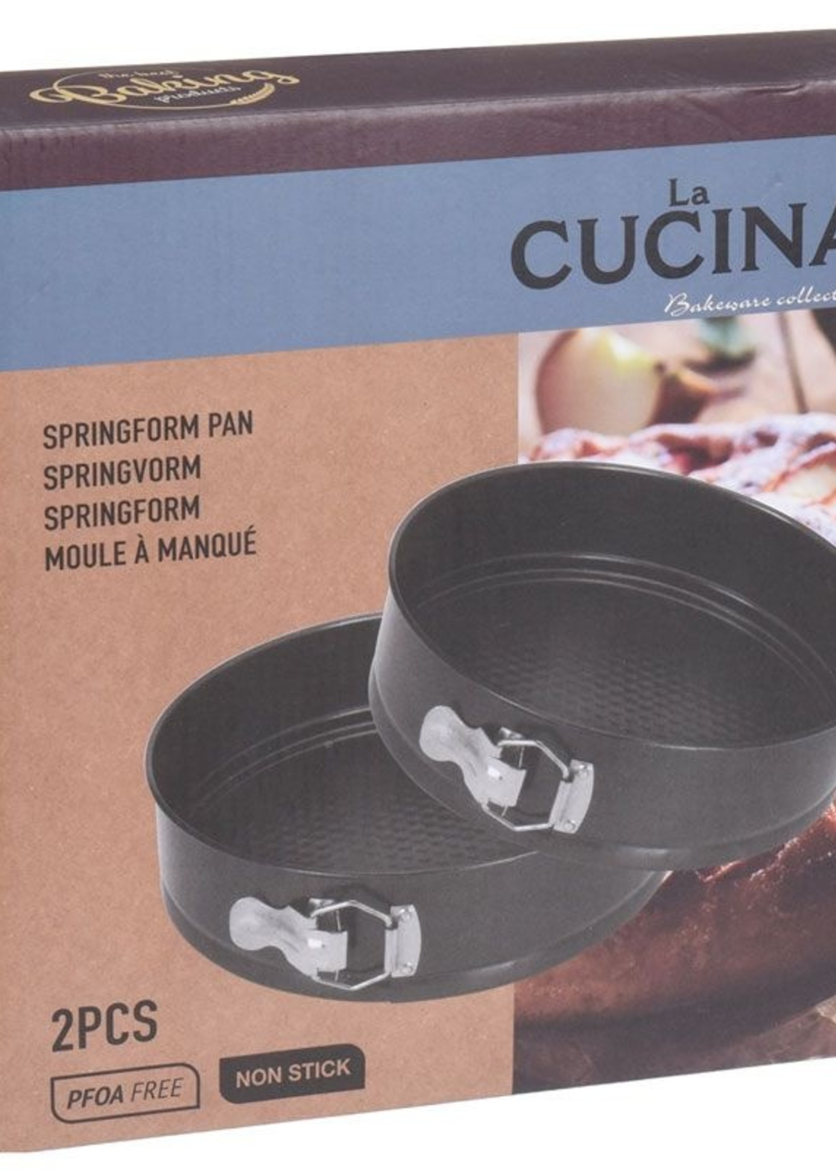 La Cucina Springvormen - 2 stuks - 24 en 25cm