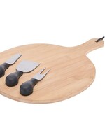 Excellent Houseware Kaasplank met 3 kaasmesjes