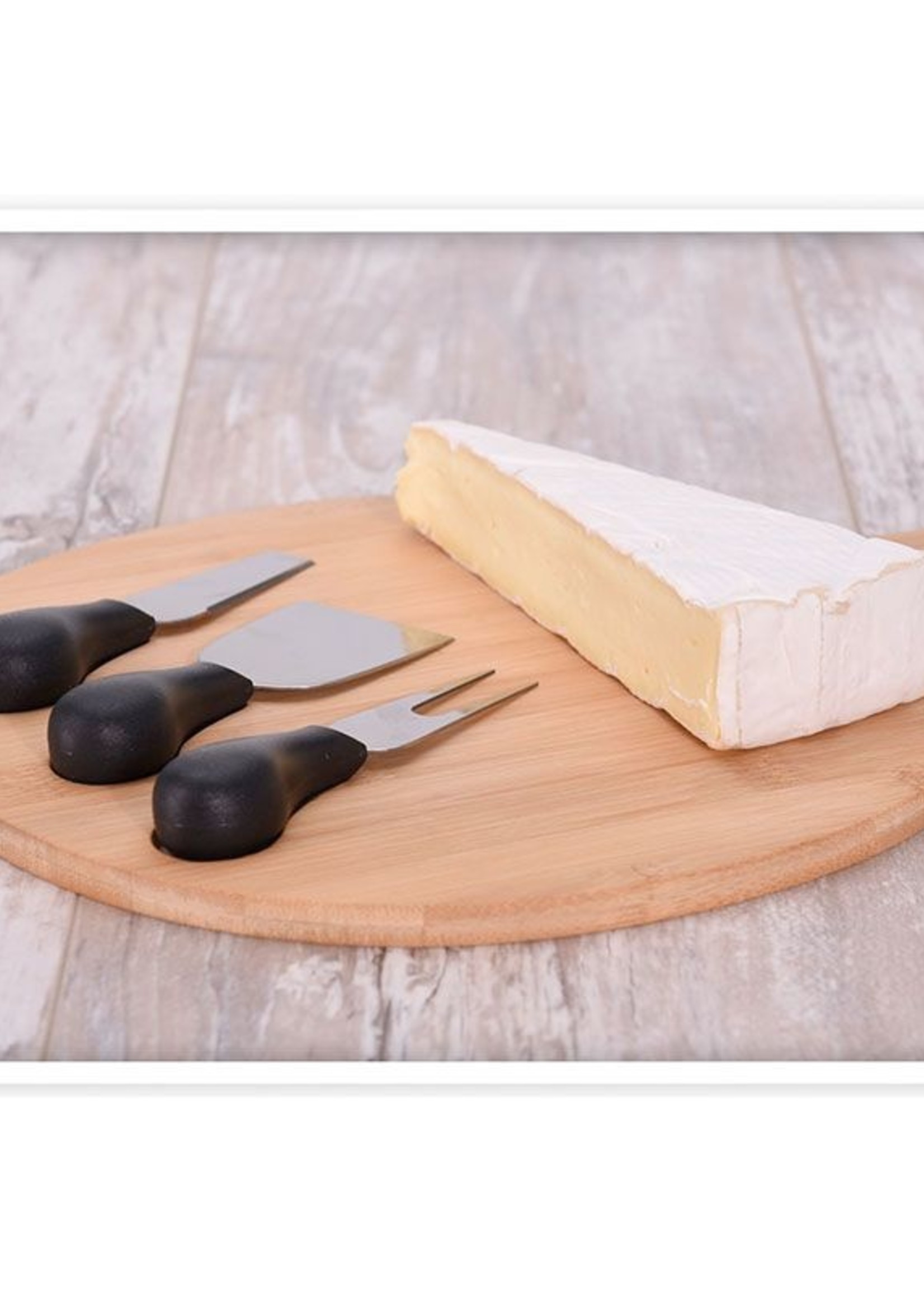 Excellent Houseware Kaasplank met 3 kaasmesjes