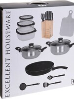 Excellent Houseware Keukenset 17 delig