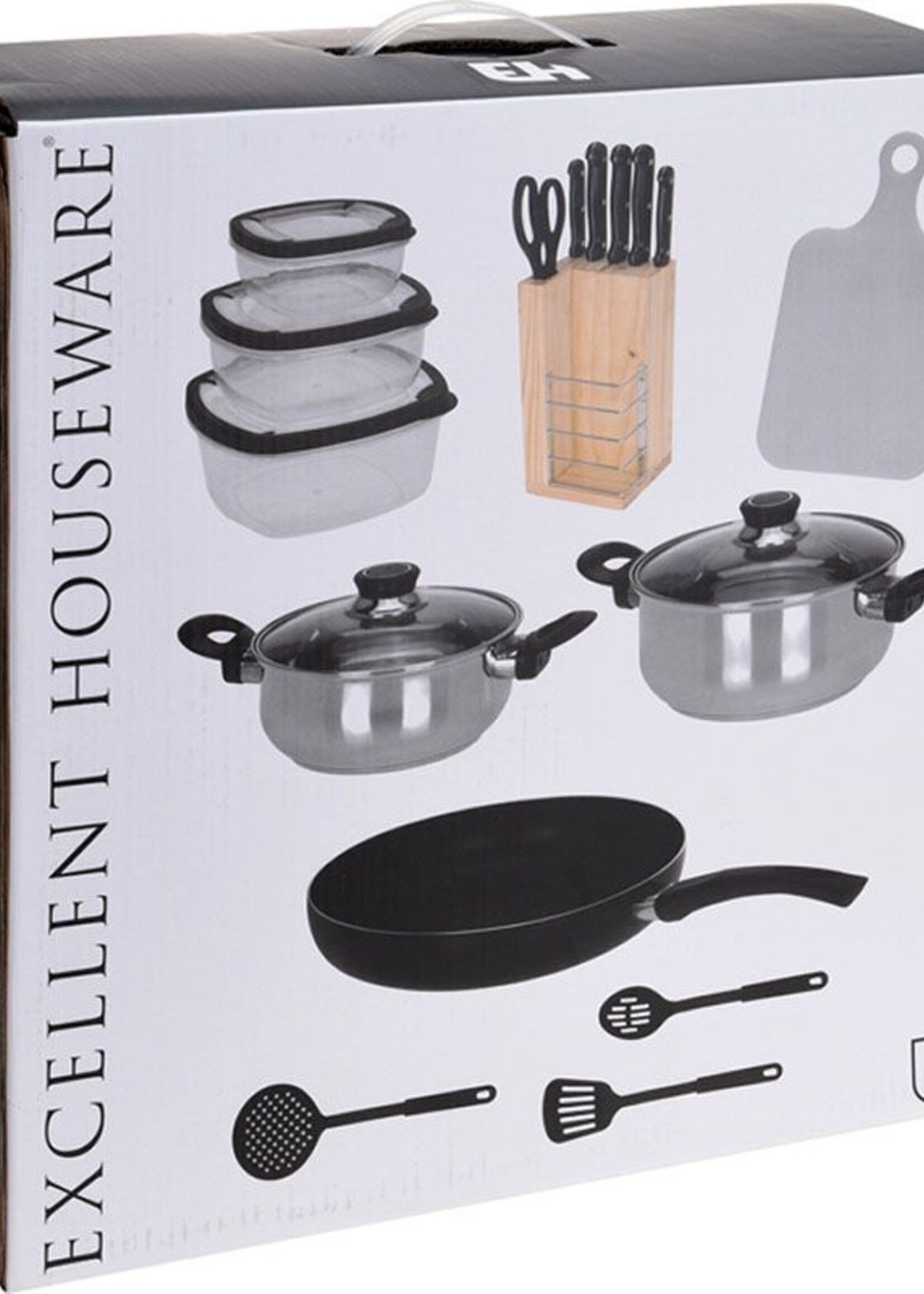 Excellent Houseware Keukenset 17 delig