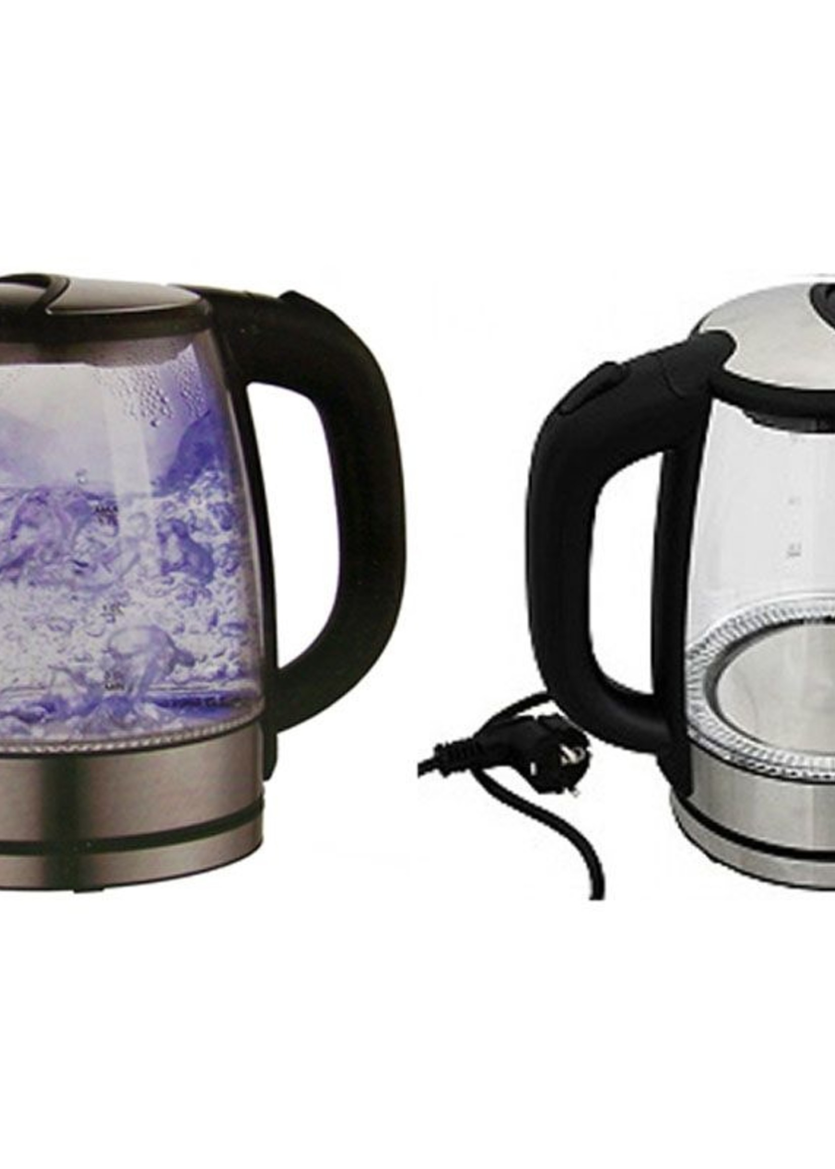 Ja Spit Verantwoordelijk persoon Glazen Waterkoker 1.7L met LED verlichting - KitchenHero