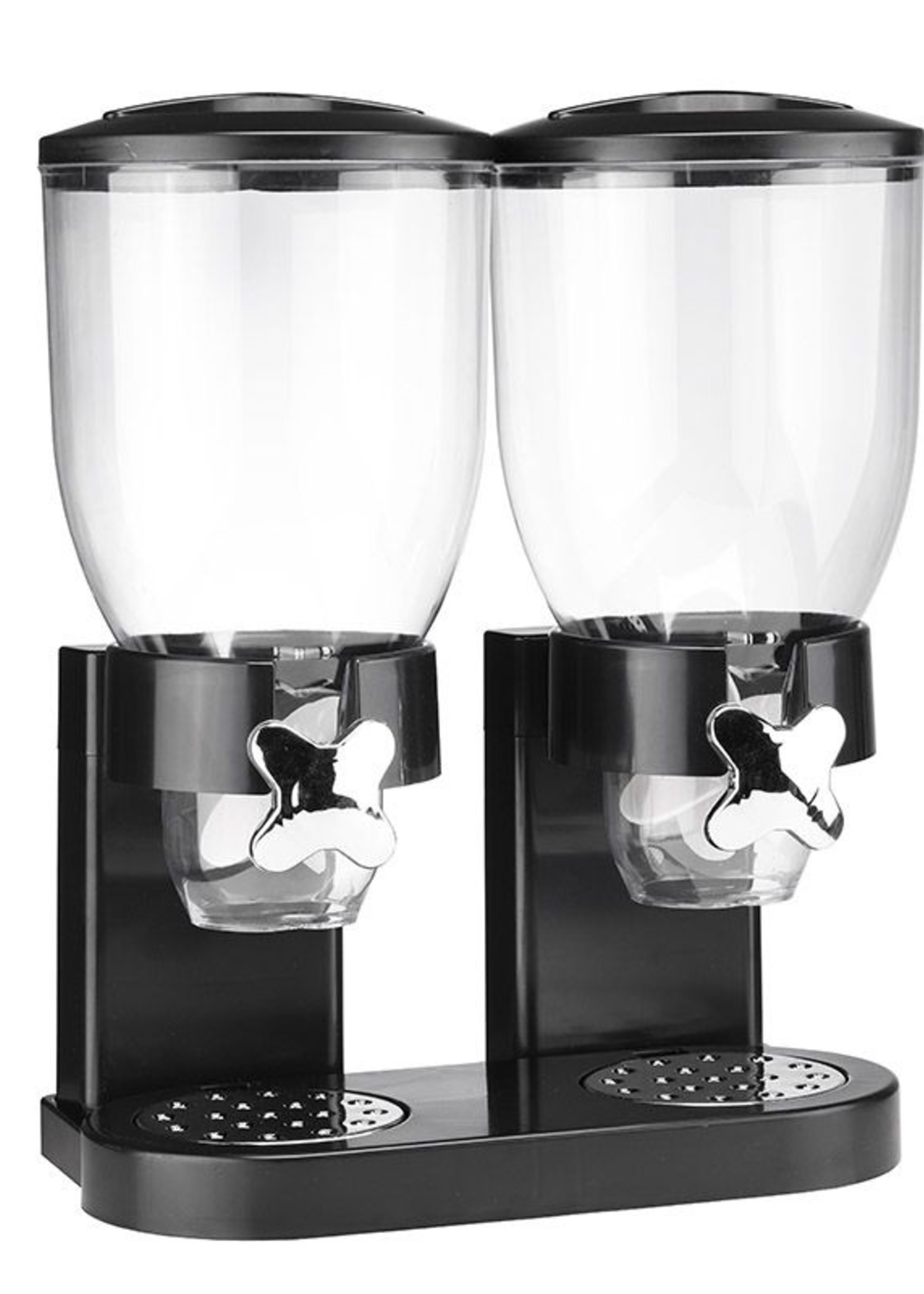 Haushalt International Muesli dispenser - dubbel - zwart