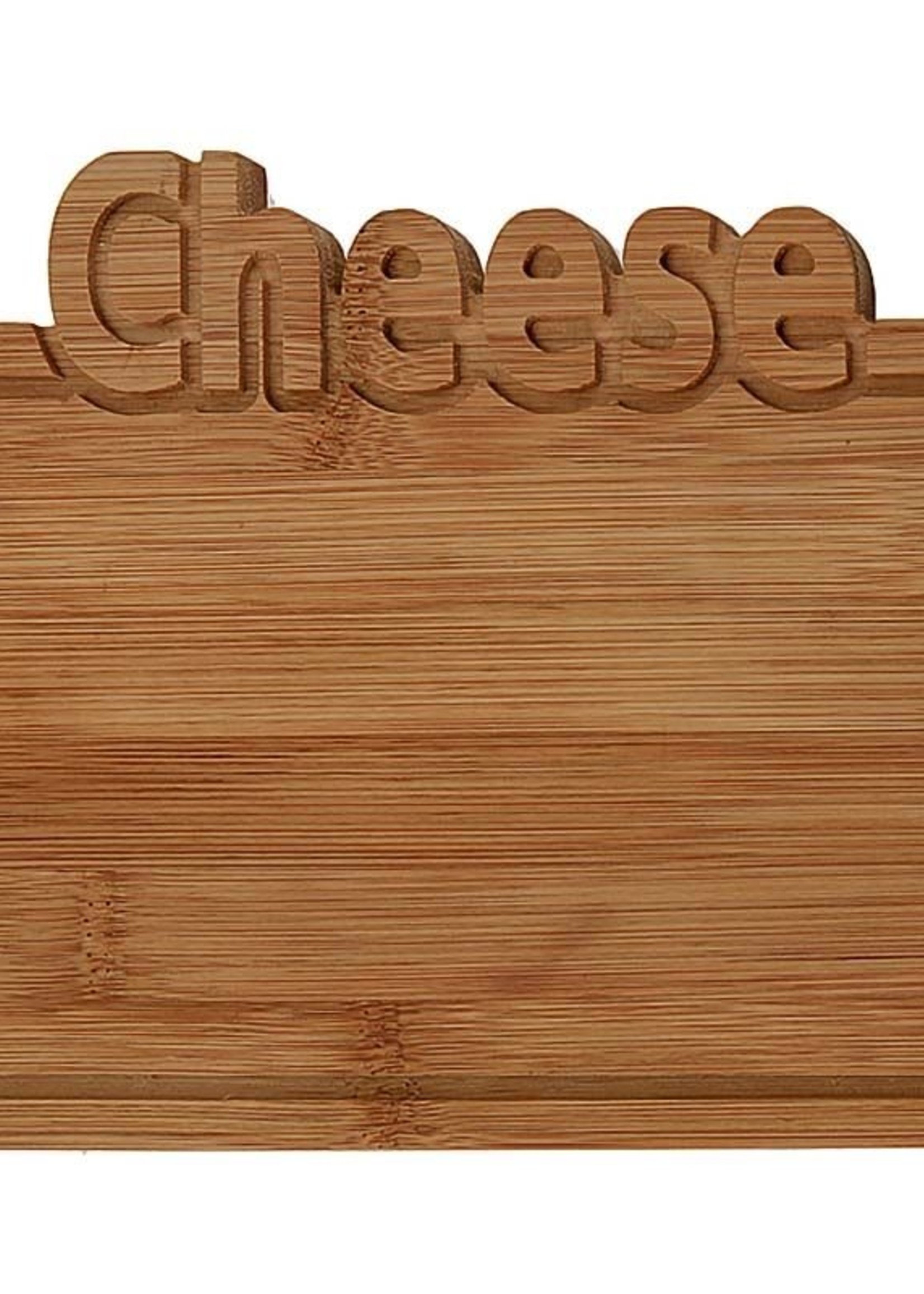 Excellent Houseware Bamboe snijplank -Cheese - 25x17cm