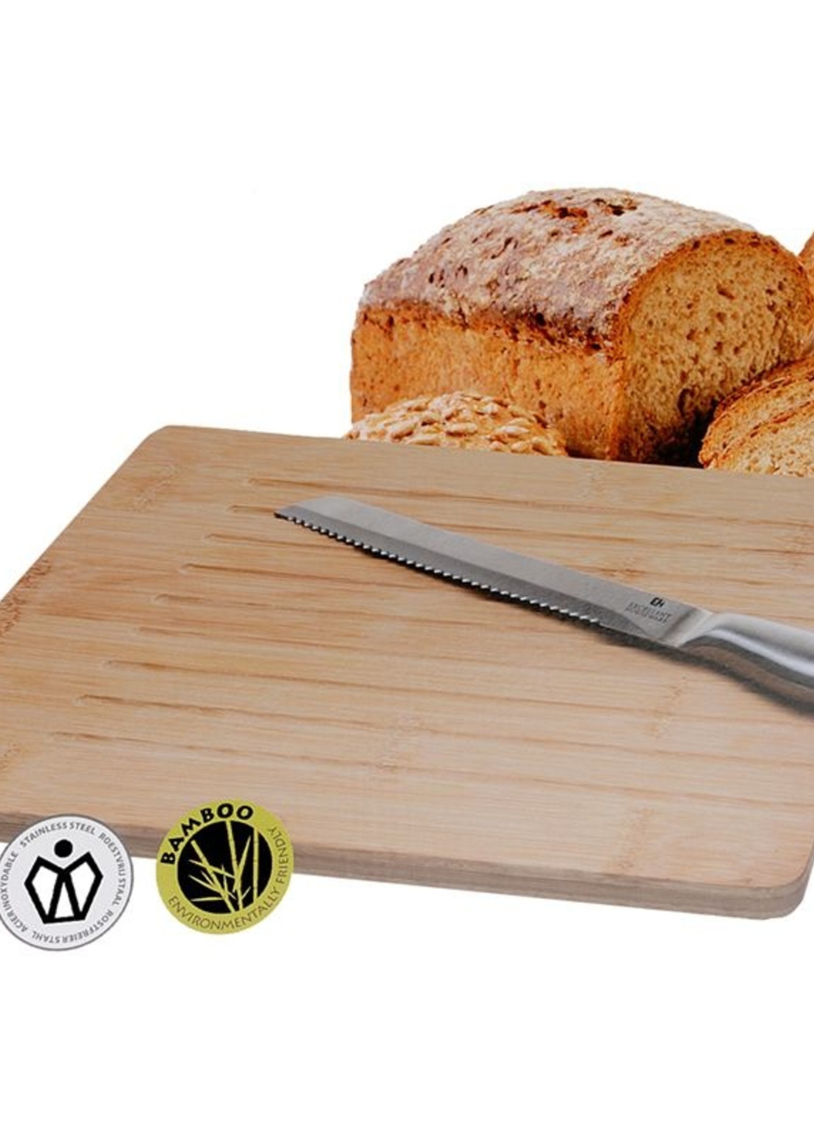 Excellent Houseware Broodsnijplank incl. broodmes
