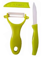 Excellent Houseware Keramische schilmessen (groen)