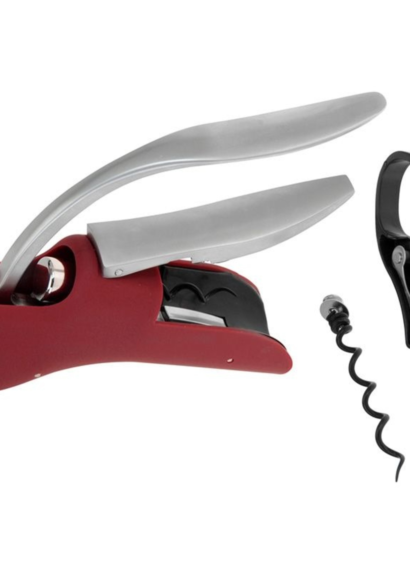 Excellent Houseware Luxe Kurkentrekker met foliesnijder rood