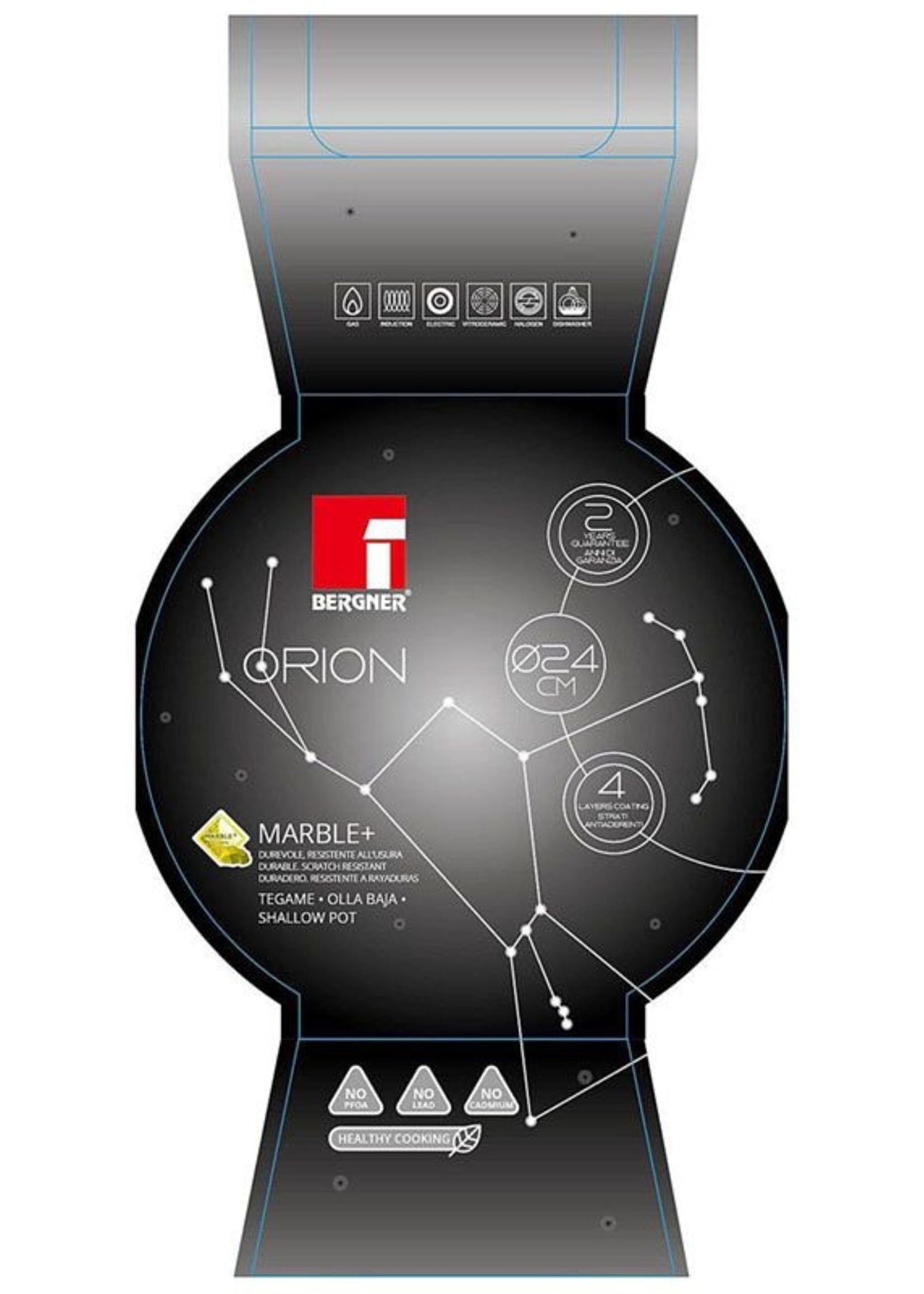Bergner Hapjespan - Orion - 24cm