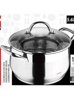 Bergner RVS 18/10 kookpan 24cm - 5,6 liter