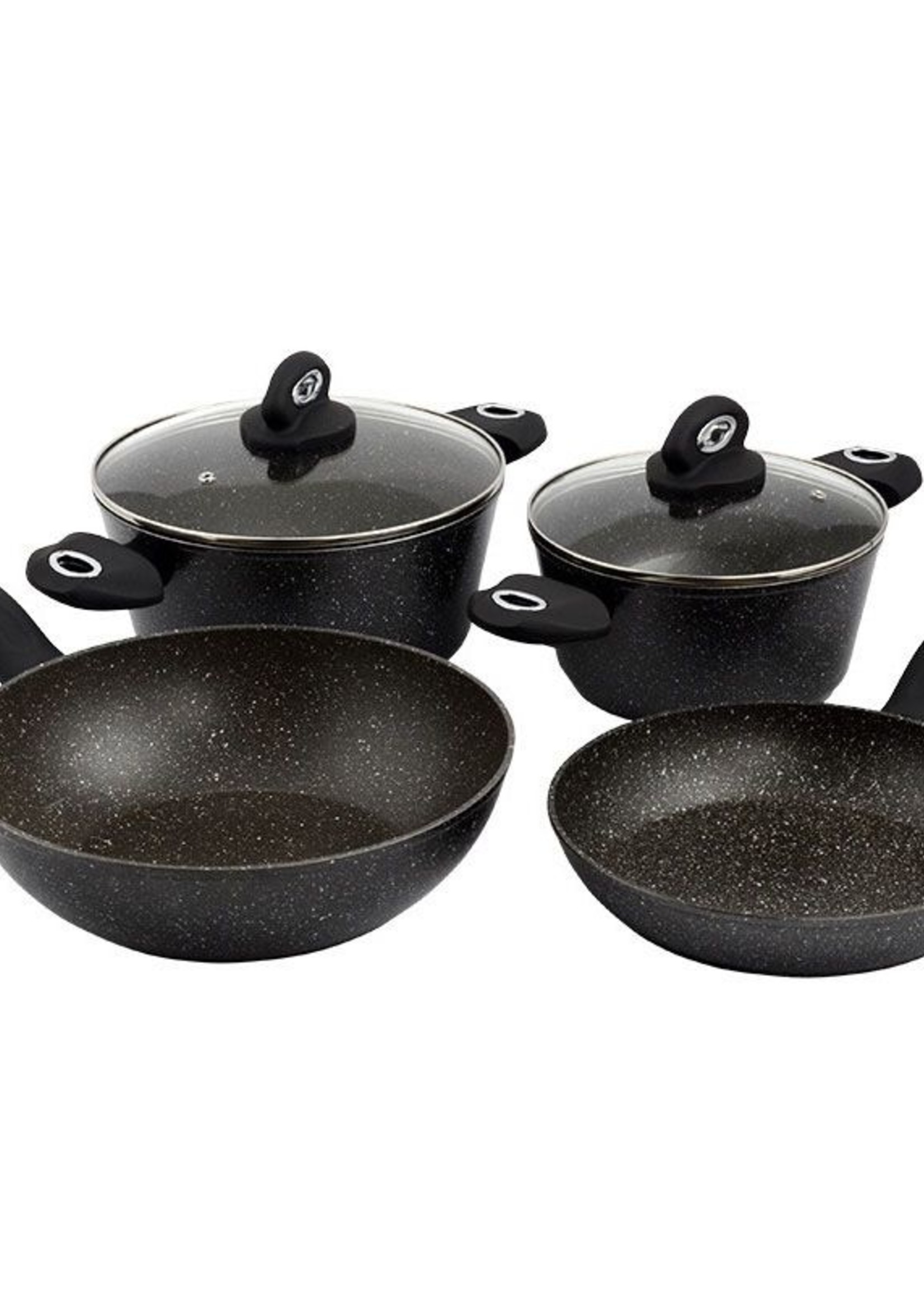 Bergner Pannenset Orion - inductie - marmer coating